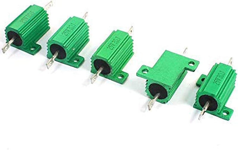 Dahszhi Wirewound Resistors 25W 3 Ohm Aluminum Resistors - 5pcs - Image 1